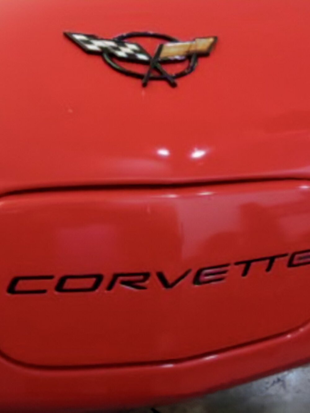 GLOSS BLACK 1/16 RAISED LETTERS FOR C5 CORVETTE 97-2004 FRONT + REAR US MADE - Picture 3 of 16